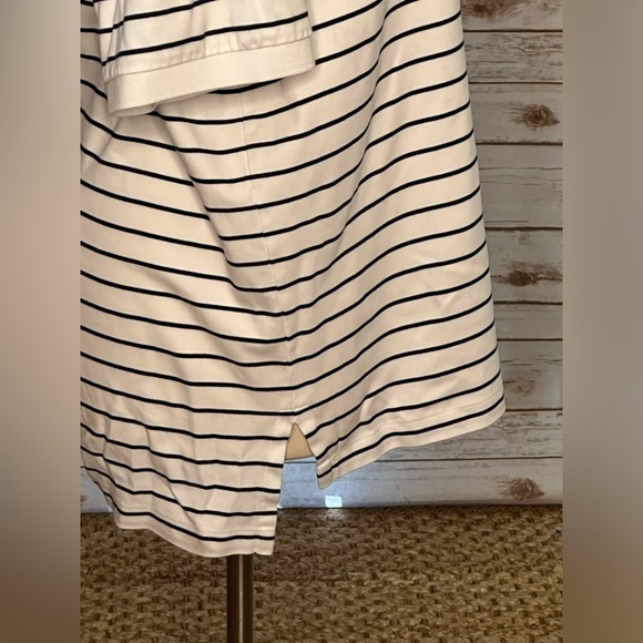 Polo Ralph Lauren classic white/blue striped cotton polo shirt Size XL-Tall - Picture 6 of 8